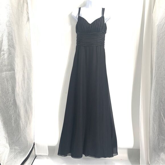 Light In The Box Black  Taffeta Evening Gown - Picture 1 of 12